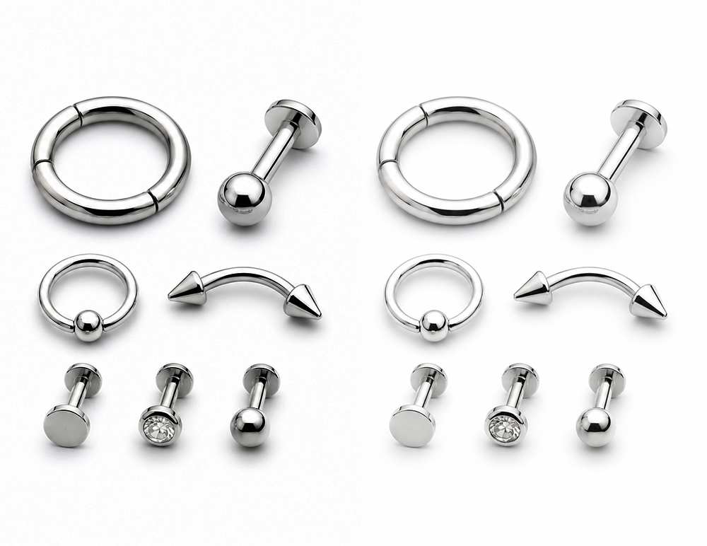 Titanium vs Surgical Steel Piercing Jewelry: Which One Should You Choose?