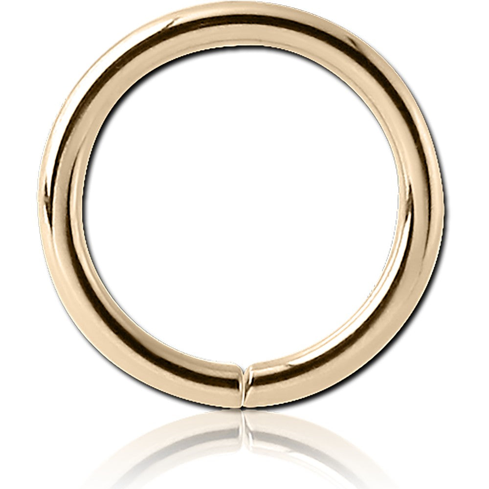 14K SOLID GOLD SEAMLESS RING