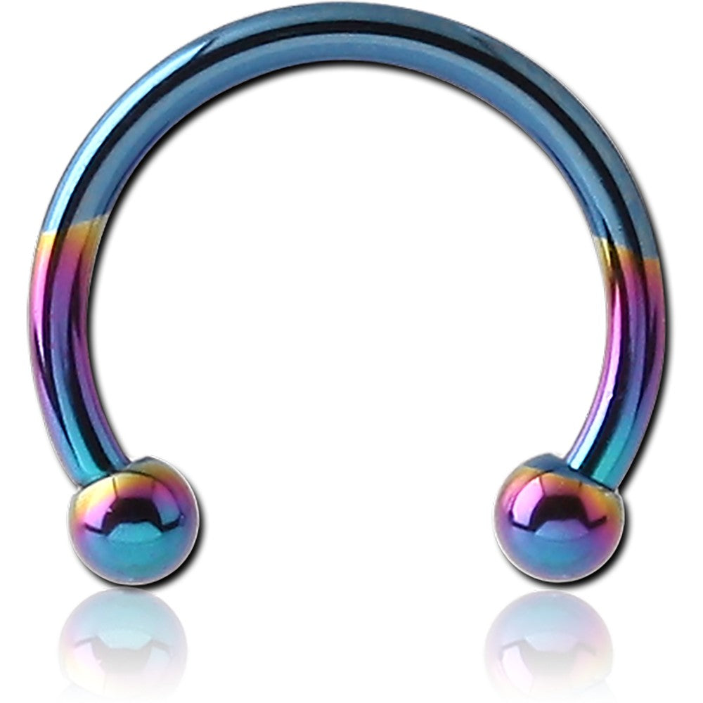 16G ANODIZED TITANIUM CIRCULAR BARBELL