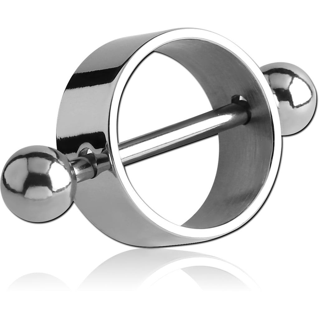 14G SURGICAL STEEL NIPPLE SHIELD