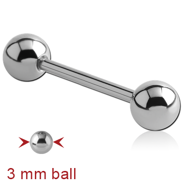SURGICAL STEEL BARBELL