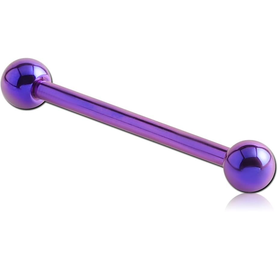 14G ANODIZED TITANIUM BARBELL