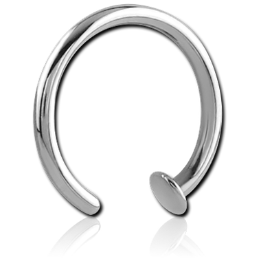 SURGICAL STEEL HALF OPEN NOSE RING