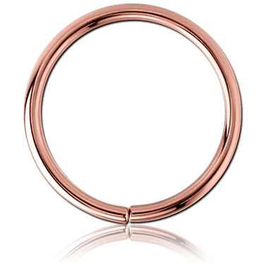 ROSE GOLD PVD COATED SURGICAL STEEL SEAMLESS RING